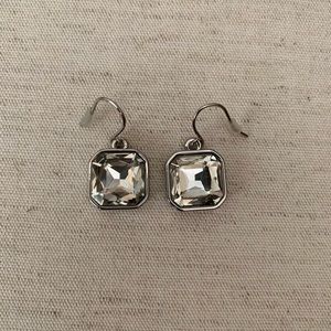 Chloe + Isabel Retro Glam Square-Cut Crystal Earrings